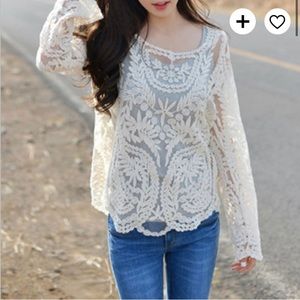 Sheet Crochet Blouse